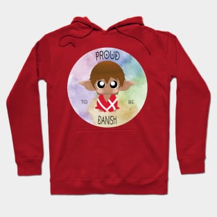 Proud to be Danish (Sleepy Forest Creatures) Hoodie